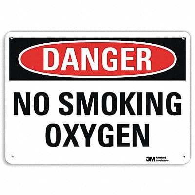 Danger Sign 7 in x 10 in Aluminum