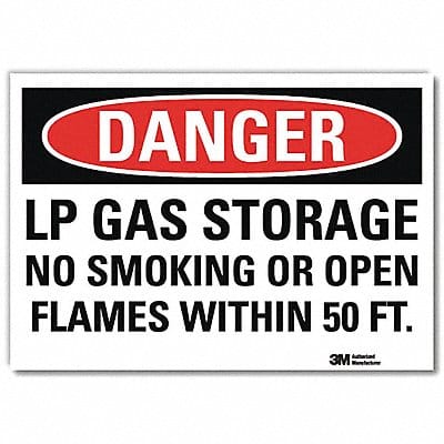 Danger Sign 7inx10in Reflective Sheeting