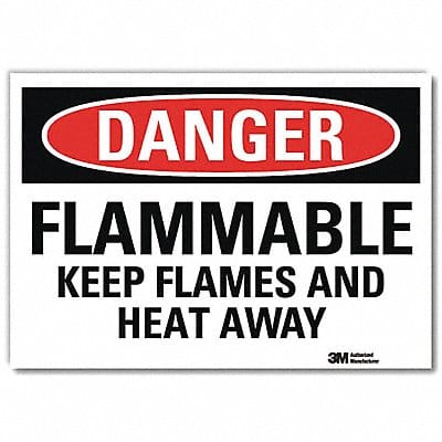 Danger Sign 7inx10in Reflective Sheeting