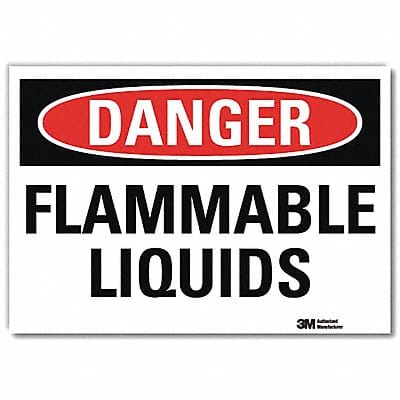 Danger Sign 5inx7in Reflective Sheeting