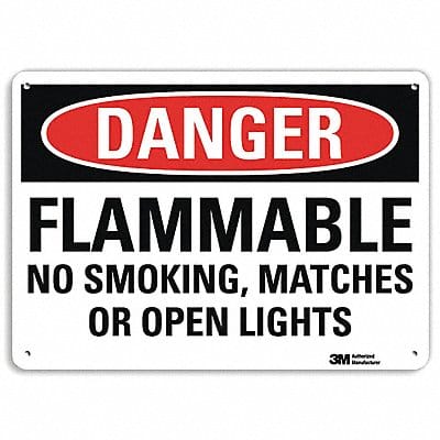 Danger Sign 7 in x 14 in Aluminum