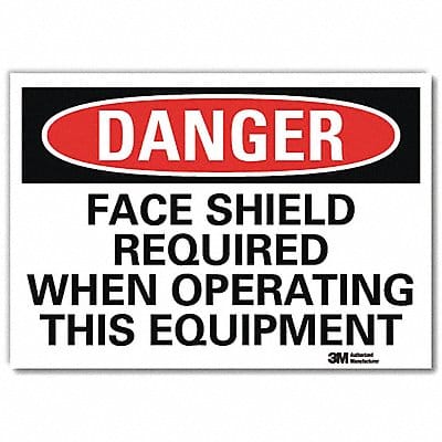 Danger Sign 7inx10in Reflective Sheeting