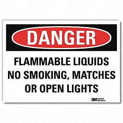 Danger Sign 7inx10in Reflective Sheeting