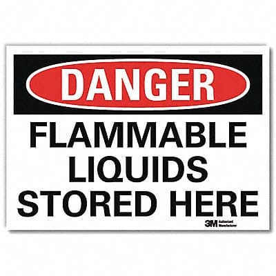 Danger Sign 7inx10in Reflective Sheeting