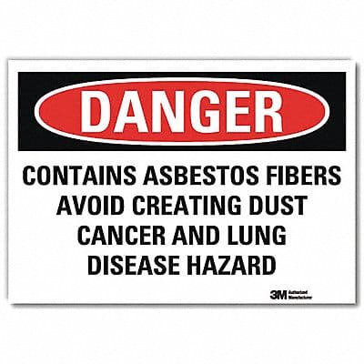 Danger Sign 10 in x 14 in Rflct Sheeting