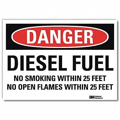 Danger Sign 7inx10in Reflective Sheeting