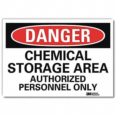 Danger Sign 10inx14in Reflctv Sheeting