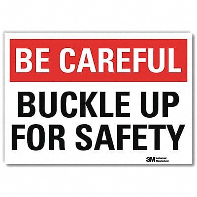 Safety Sign 7 inx5 in Aluminum