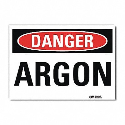 Danger Sign 5inx7in Reflective Sheeting