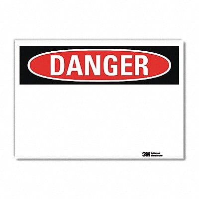 Danger Sign 7inx10in Reflective Sheeting