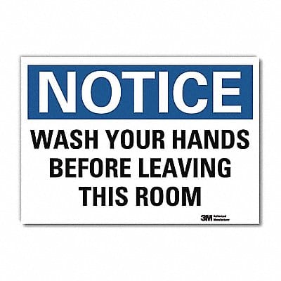 Notice Sign 10x14in Reflective Sheeting