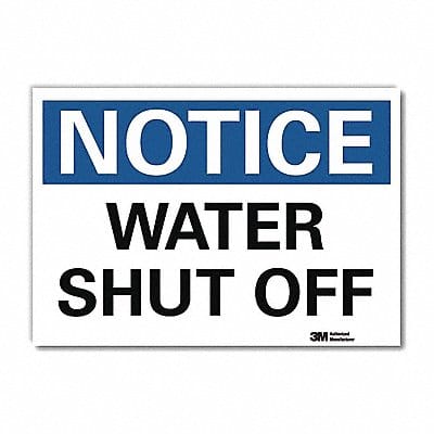 Notice Sign 10x14in Reflective Sheeting