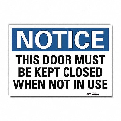 Notice Sign 5inx7in Reflective Sheeting