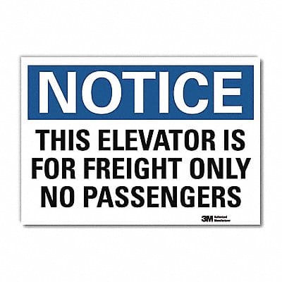 Notice Sign 7inx10in Reflective Sheeting