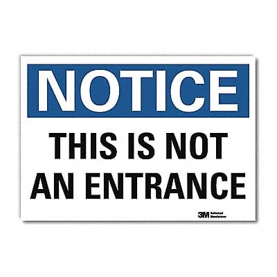 Notice Sign 5inx7in Reflective Sheeting