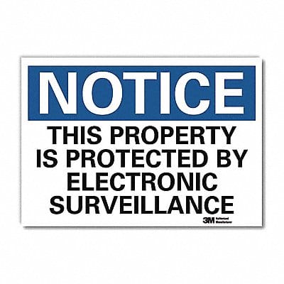 Notice Sign 10x14in Reflective Sheeting