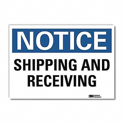 Notice Sign 7inx10in Reflective Sheeting