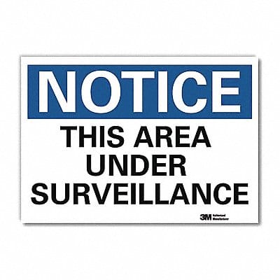 Notice Sign 7inx10in Reflective Sheeting