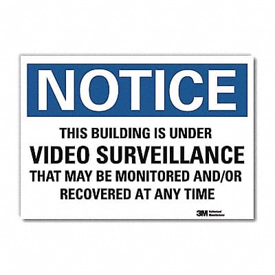 Notice Sign 5inx7in Reflective Sheeting