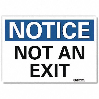 Notice Sign 7inx10in Reflective Sheeting