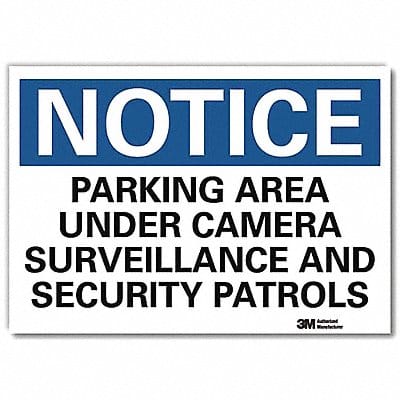 Notice Sign 10x14in Reflective Sheeting