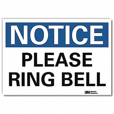 Notice Sign 7inx10in Reflective Sheeting