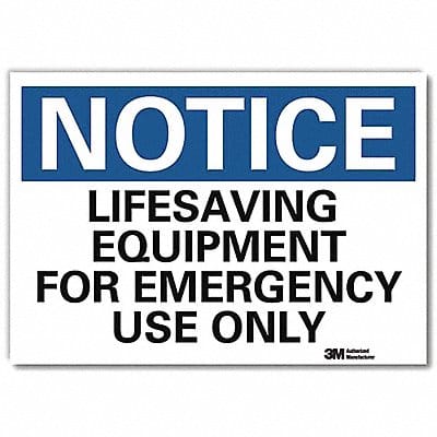 Notice Sign 10x14in Reflective Sheeting