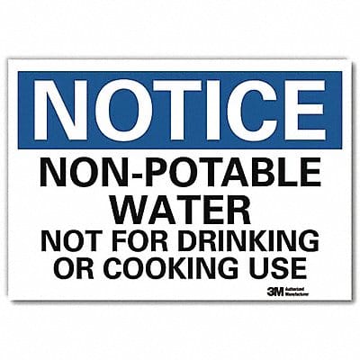 Notice Sign 10inx14in Reflctv Sheeting