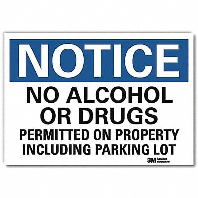 Notice Sign 7inx10in Reflective Sheeting