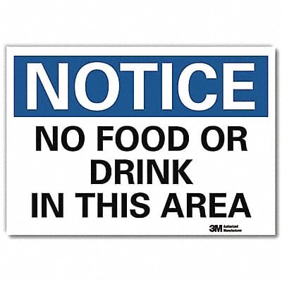 Notice Sign 7inx10in Reflective Sheeting