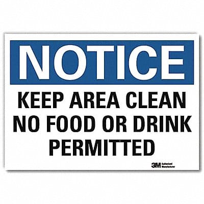 Notice Sign 7inx10in Reflective Sheeting