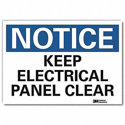 Notice Sign 7inx10in Reflective Sheeting