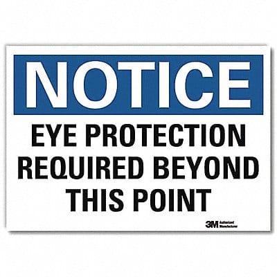 Notice Sign 10inx14in Reflctv Sheeting