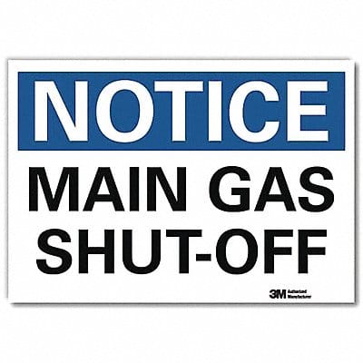 Notice Sign 5inx7in Reflective Sheeting