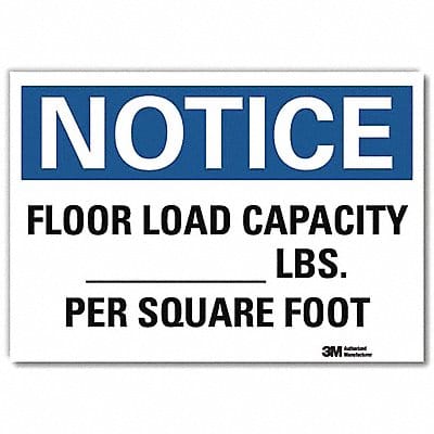 Notice Sign 7inx10in Reflective Sheeting