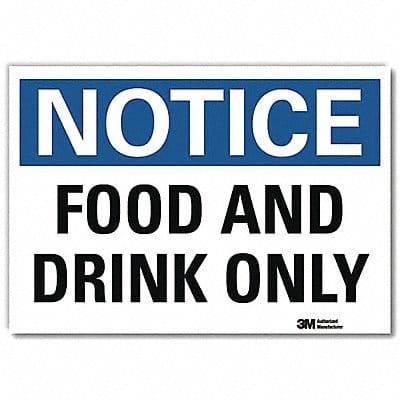 Notice Sign 5inx7in Reflective Sheeting