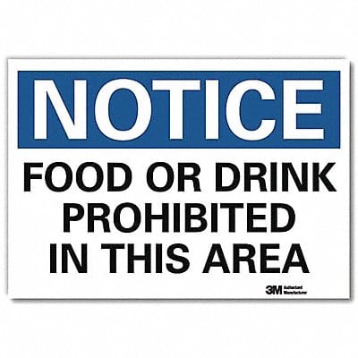 Notice Sign 5inx7in Reflective Sheeting