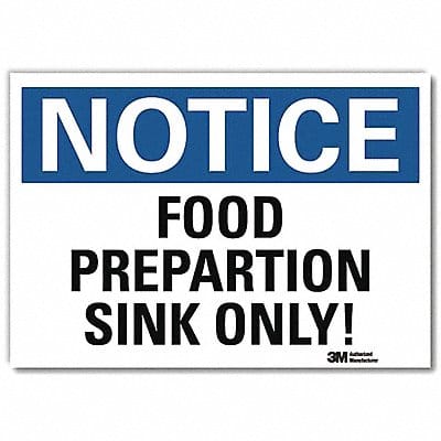 Notice Sign 10x14in Reflective Sheeting