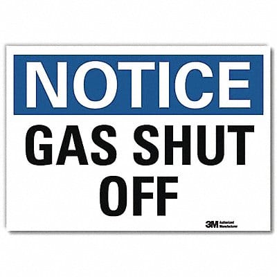 Notice Sign 7inx10in Reflective Sheeting