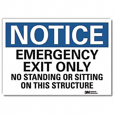 Notice Sign 5x7in Reflective Sheeting