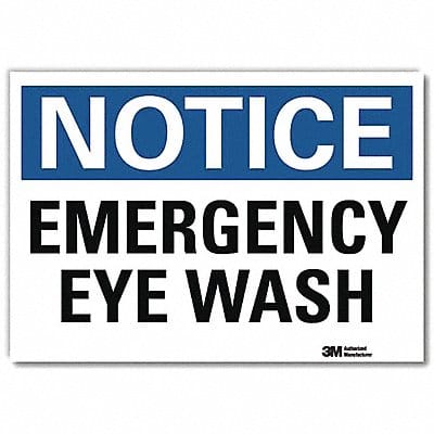 Notice Sign 7inx10in Reflective Sheeting