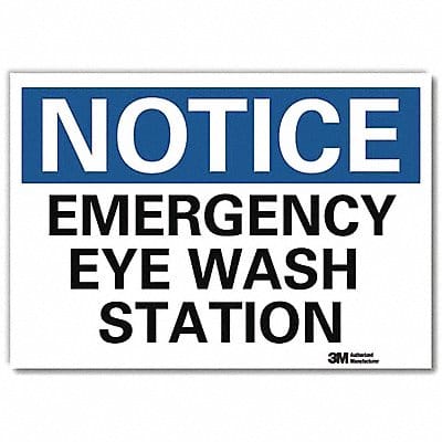 Notice Sign 7inx10in Reflective Sheeting