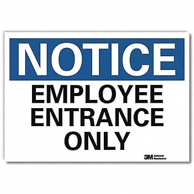 Notice Sign 5inx7in Reflective Sheeting