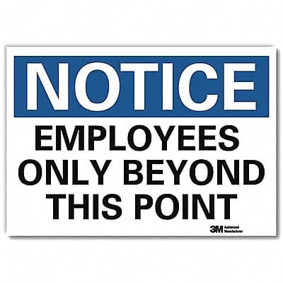 Notice Sign 7inx10in Reflective Sheeting