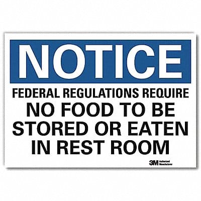 Notice Sign 5x7in Reflective Sheeting