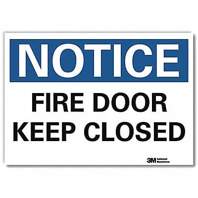 Notice Sign 10x14in Reflective Sheeting