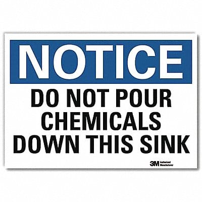 Notice Sign 7inx10in Reflective Sheeting