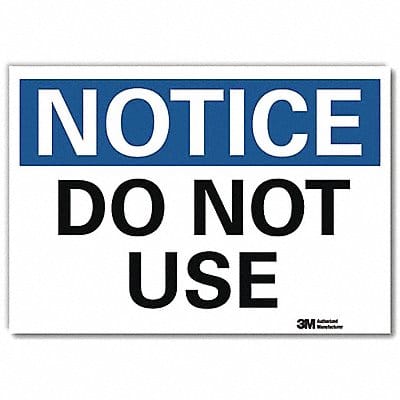 Notice Sign 5inx7in Reflective Sheeting