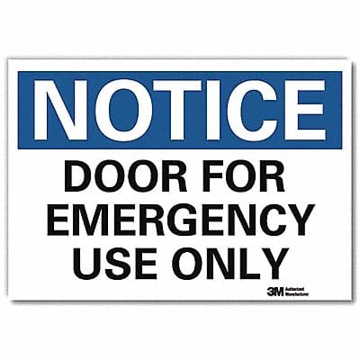 Notice Sign 7inx10in Reflective Sheeting