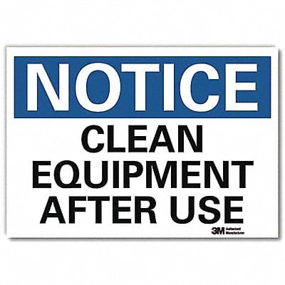 Notice Sign 7inx10in Reflective Sheeting